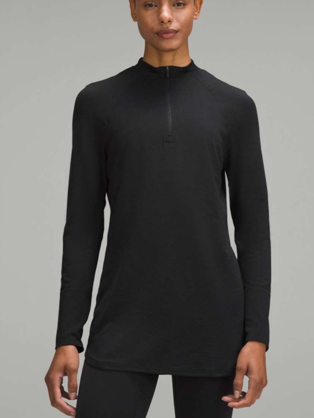 Lululemon Swiftly Relaxed Long-Length Half Zip Black Long Sleeve Half-Zip 8